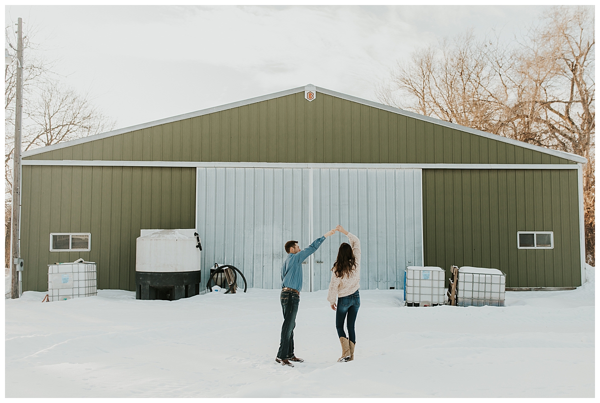 Deana Coufal Photography Winter Engagement Session